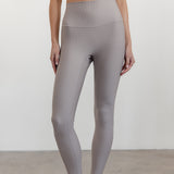 RIBBED SCULPT LEGGING - MINK