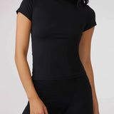 SECOND SKIN TEE - BLACK