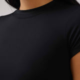 SECOND SKIN TEE - BLACK