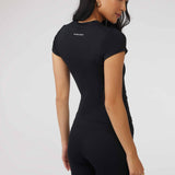 SECOND SKIN TEE - BLACK