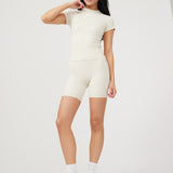 SECOND SKIN TEE - BONE