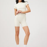 SECOND SKIN TEE - BONE