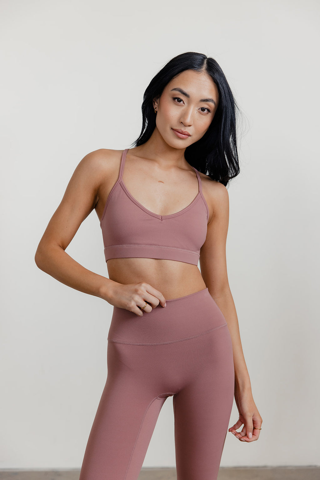 SECOND SKIN BASIC BRA - ROSE MAUVE