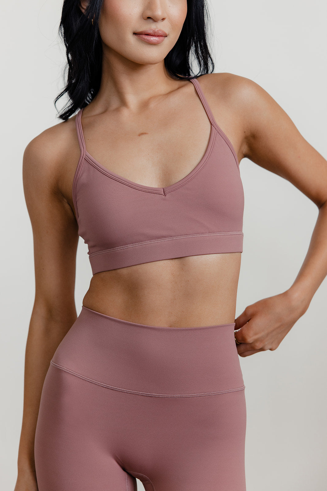 SECOND SKIN BASIC BRA - ROSE MAUVE