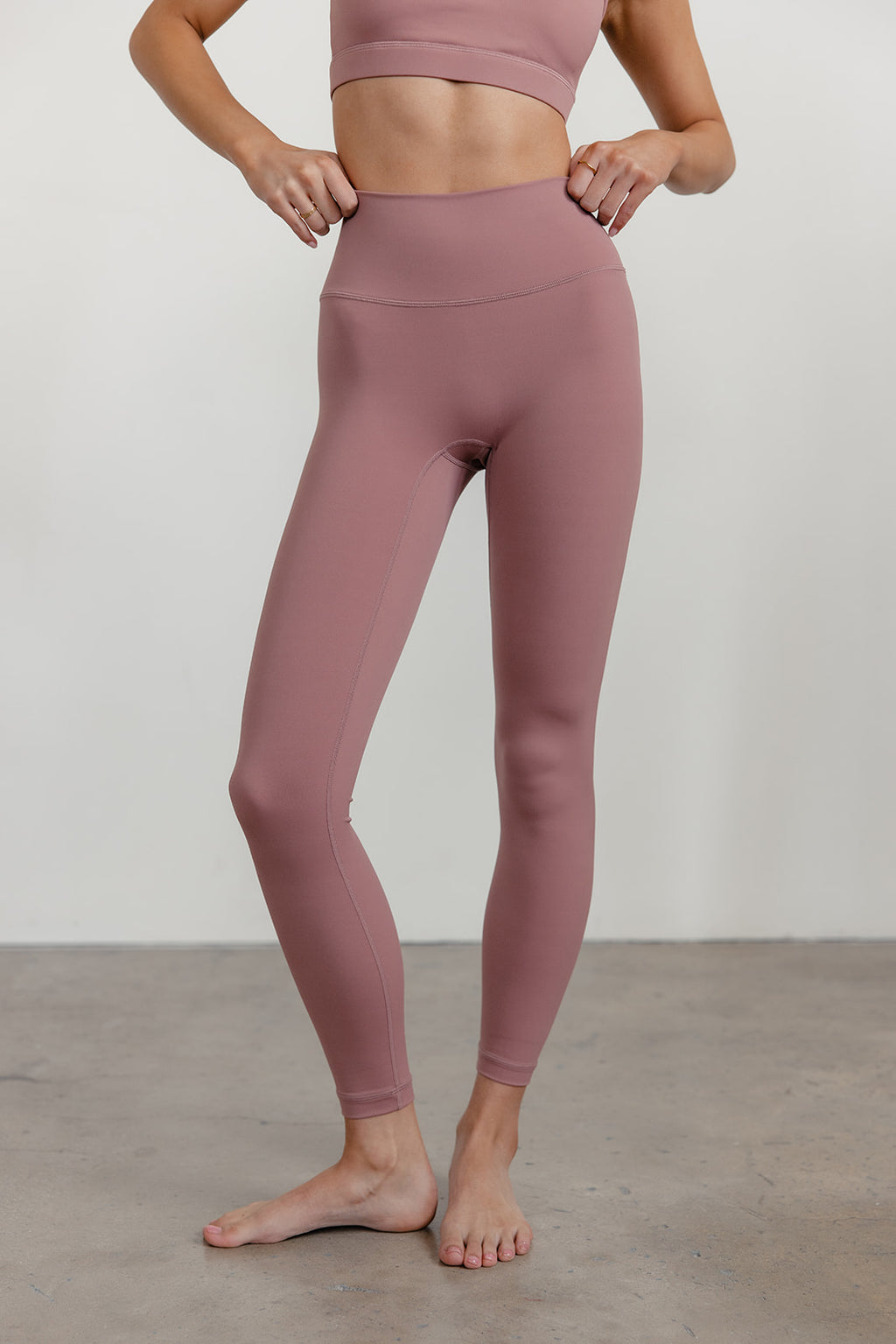 SECOND SKIN LEGGING - ROSE MAUVE