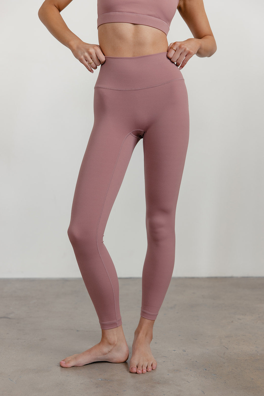 SECOND SKIN LEGGING - ROSE MAUVE