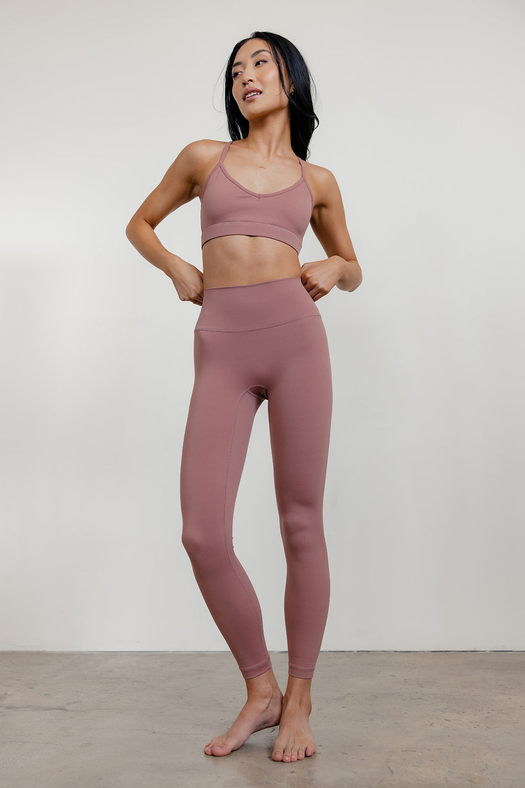 SECOND SKIN BASIC BRA - ROSE MAUVE