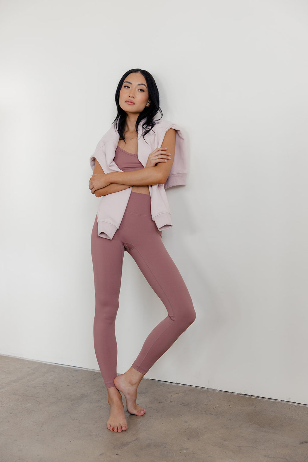 SECOND SKIN LEGGING - ROSE MAUVE