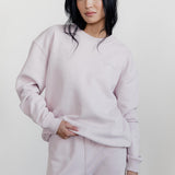 FLEECE FIT SWEATSHIRT - LIGHT PINK