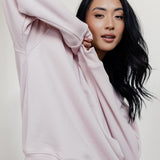 FLEECE FIT SWEATSHIRT - LIGHT PINK