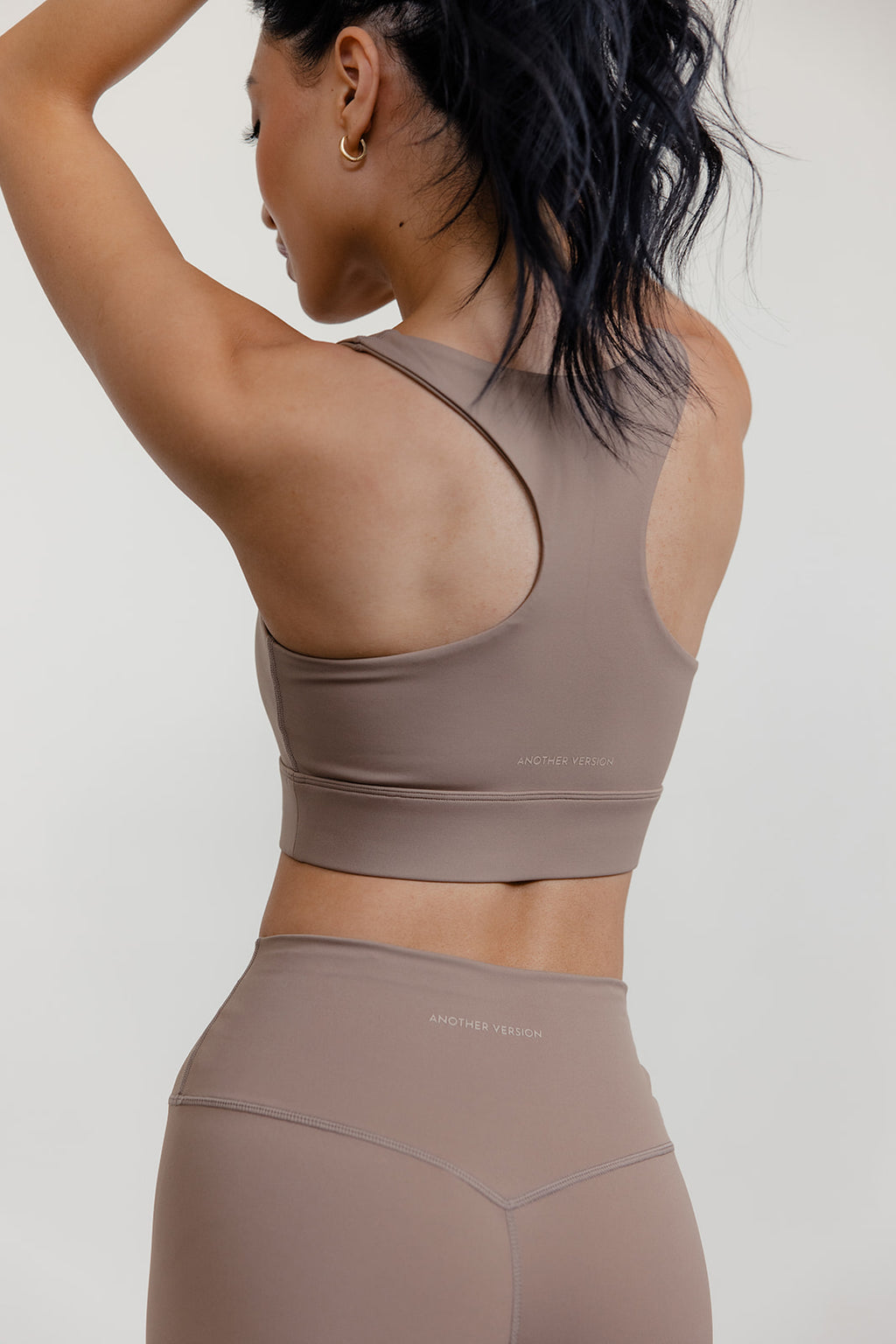 SECOND SKIN RACER BACK BRA - MOCHA
