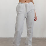 FLEECE FIT SWEATPANTS - ECRU