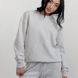 FLEECE FIT SWEATSHIRT - ECRU