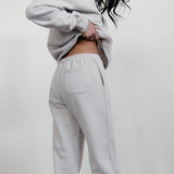 FLEECE FIT SWEATPANTS - ECRU