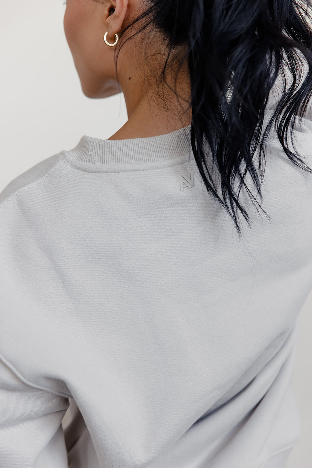 FLEECE FIT SWEATSHIRT - ECRU