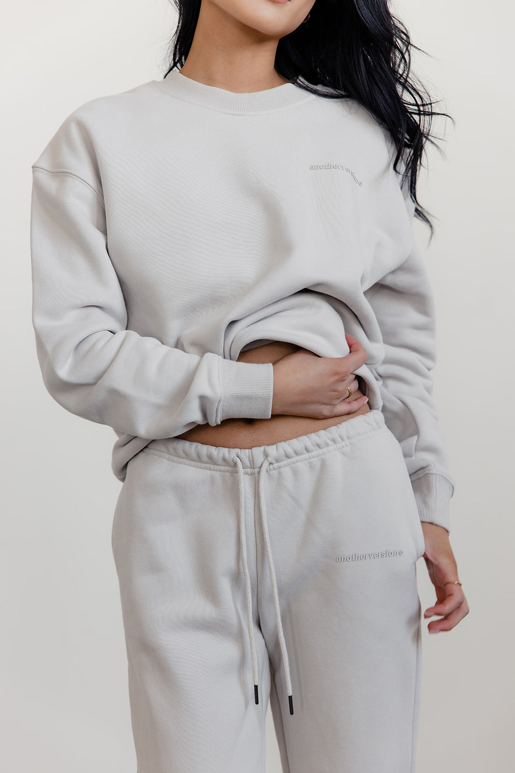 FLEECE FIT SWEATPANTS - ECRU