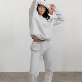 FLEECE FIT SWEATPANTS - ECRU