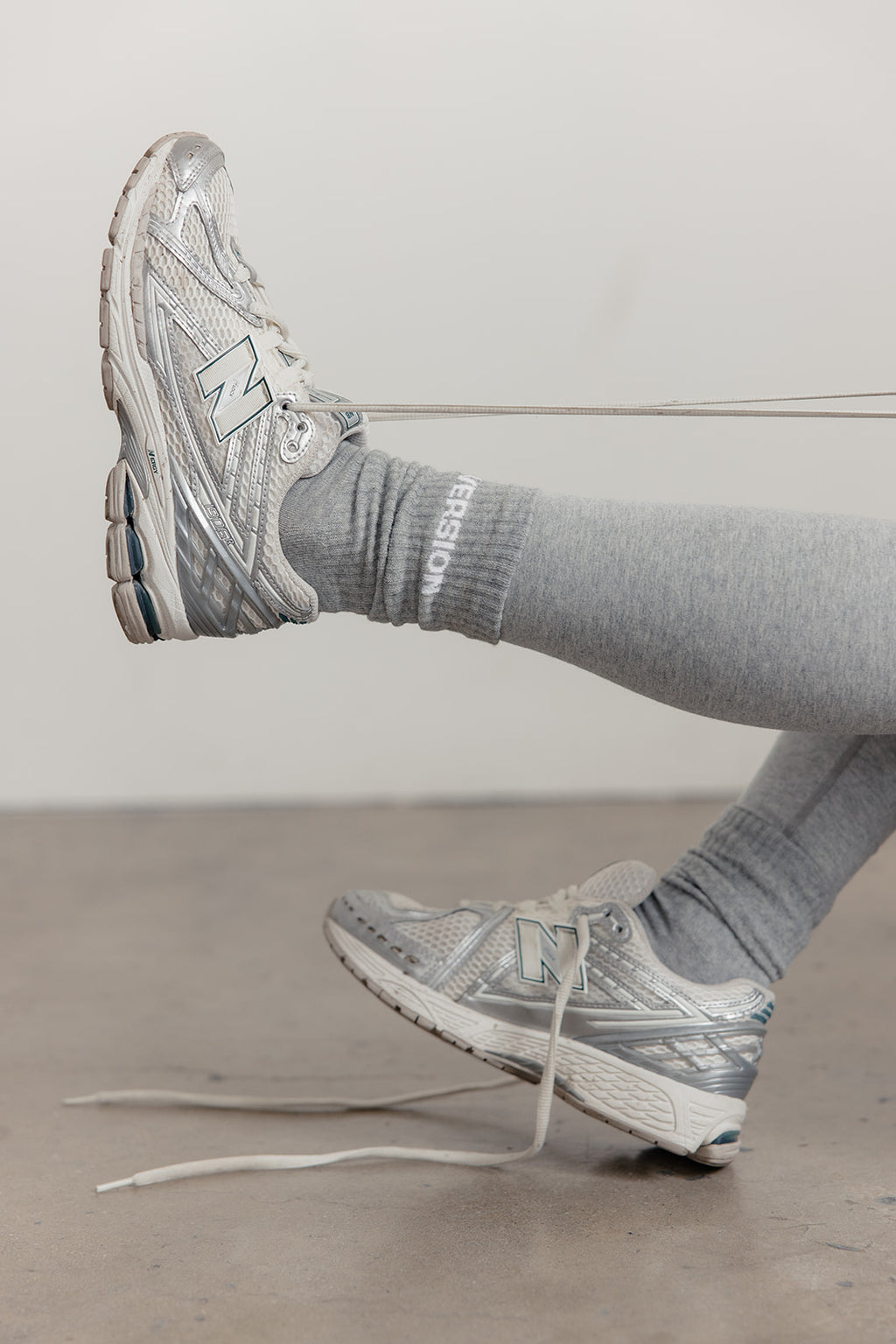 ANOTHER VERSION SOCKS - GREY