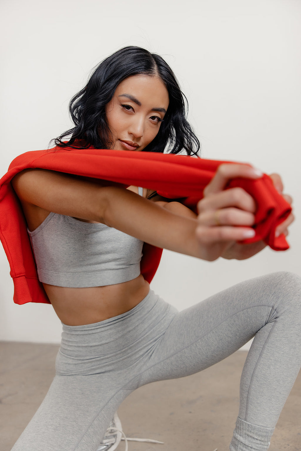 FLEECE FIT SWEATSHIRT - RED