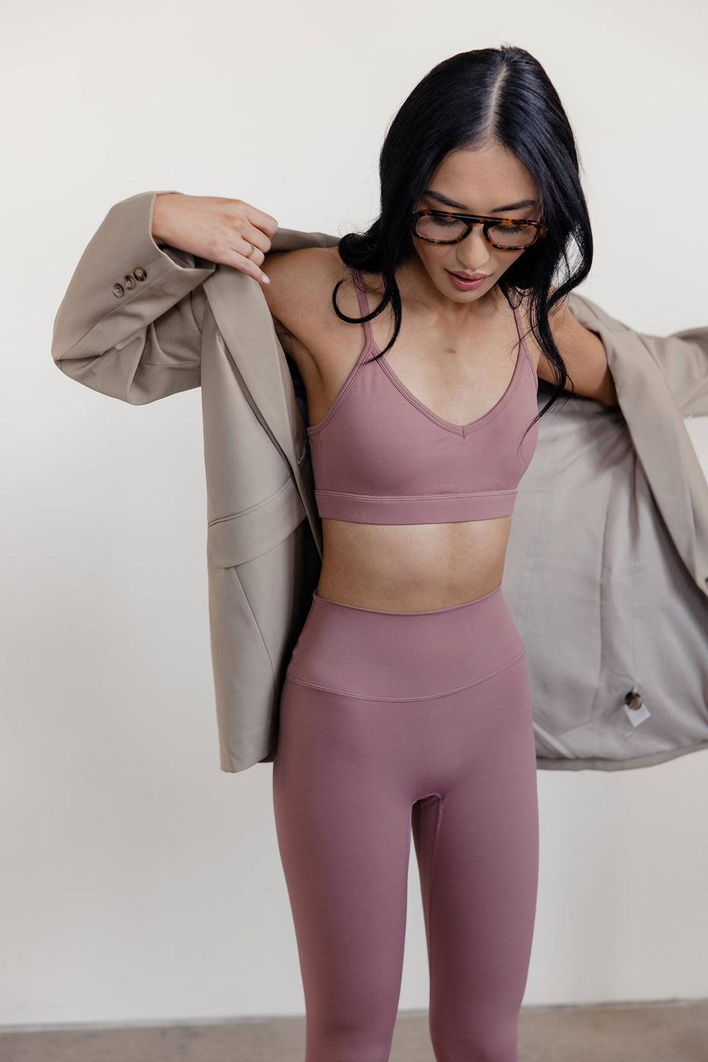 SECOND SKIN BASIC BRA - ROSE MAUVE