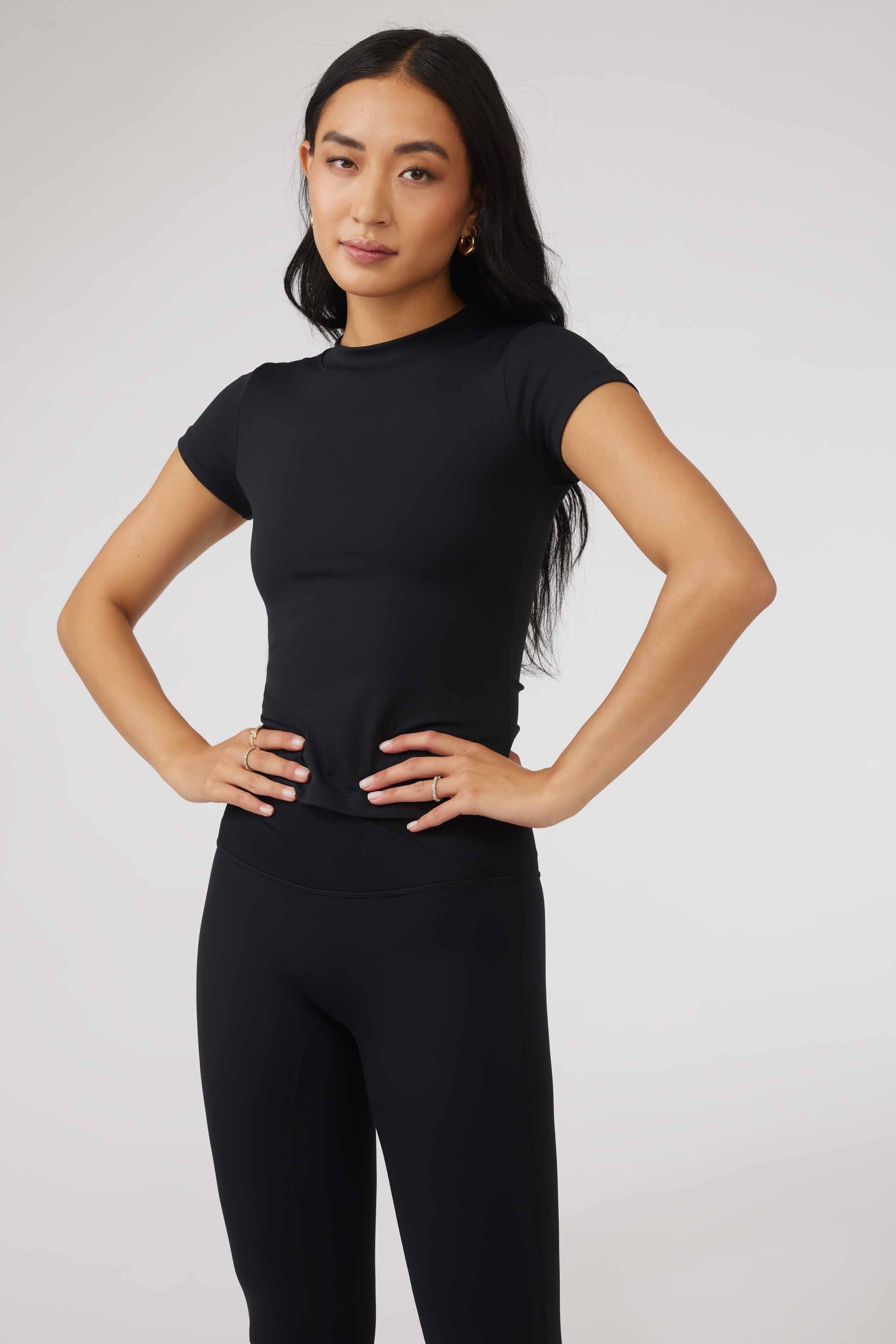 SECOND SKIN TEE - BLACK