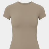 SECOND SKIN TEE - MINK