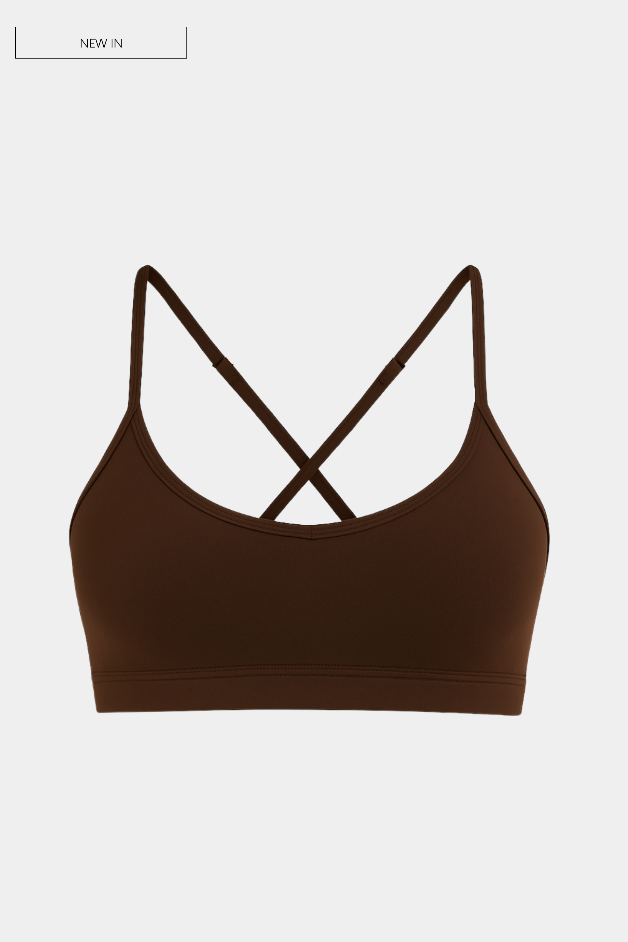 SECOND SKIN BASIC BRA - COCOA BROWN