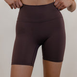 SECOND SKIN SHORT - COCOA BROWN