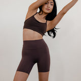 SECOND SKIN SHORT - COCOA BROWN