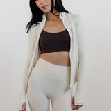 SECOND SKIN SCULPT JACKET - BONE