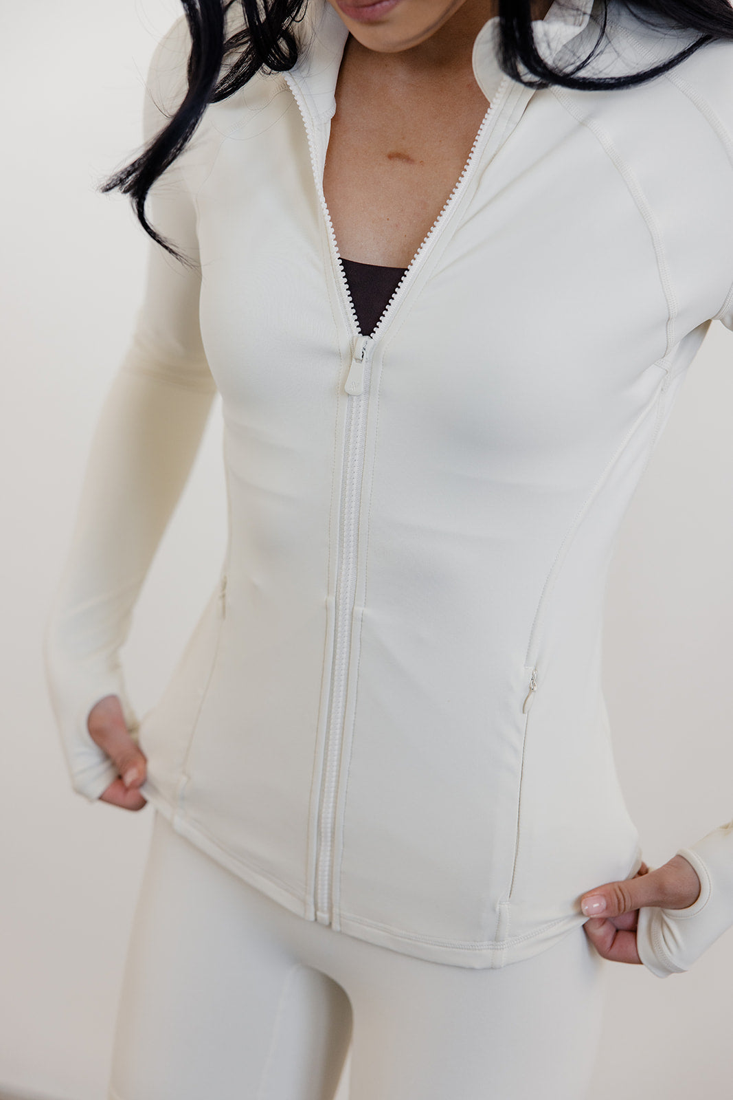 SECOND SKIN SCULPT JACKET - BONE