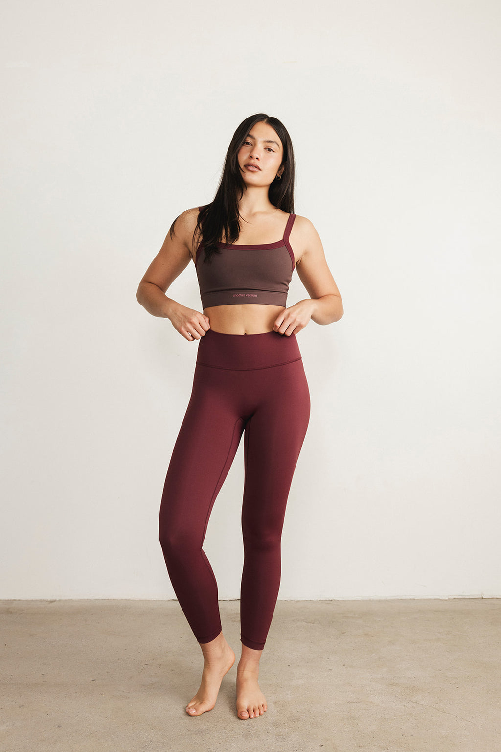 SECOND SKIN LEGGING - MERLOT