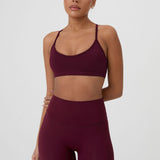 SECOND SKIN BASIC BRA - MERLOT