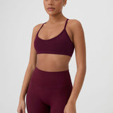 SECOND SKIN BASIC BRA - MERLOT