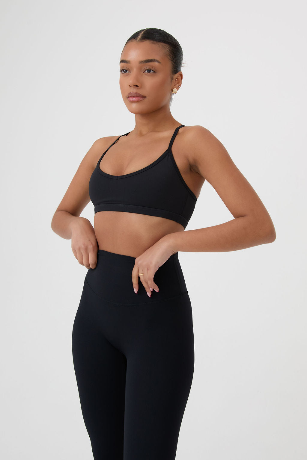 SECOND SKIN BASIC BRA - BLACK