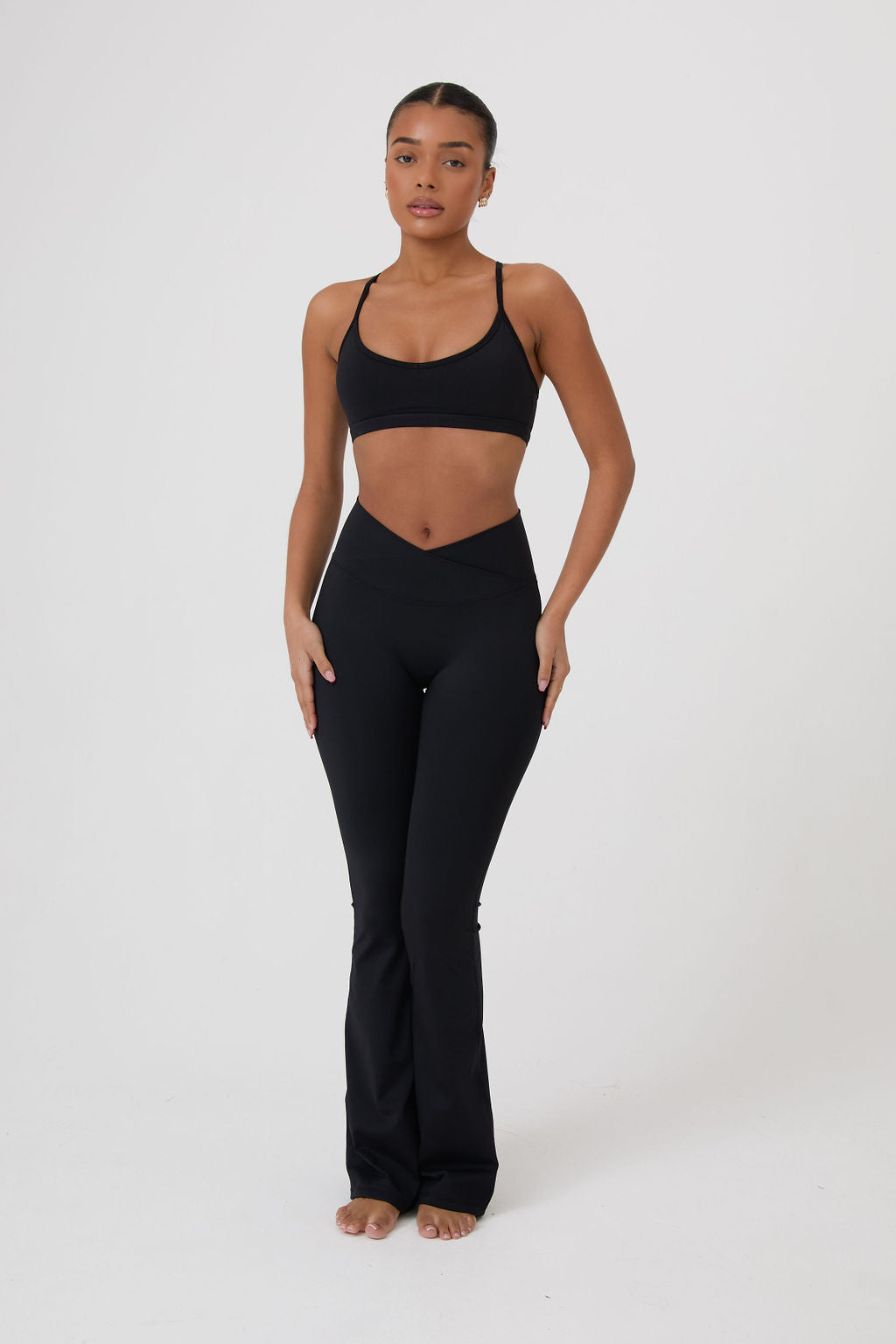 SECOND SKIN BASIC BRA - BLACK