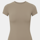 SECOND SKIN TEE - MINK