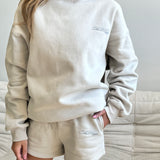 OVERSIZED SWEATSHIRT - BEIGE