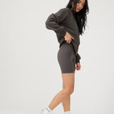 RAGLAN SLEEVE SWEATSHIRT - CHARCOAL